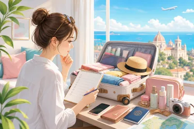 海外旅行の持ち物リストは女子にとって何が大事なの？