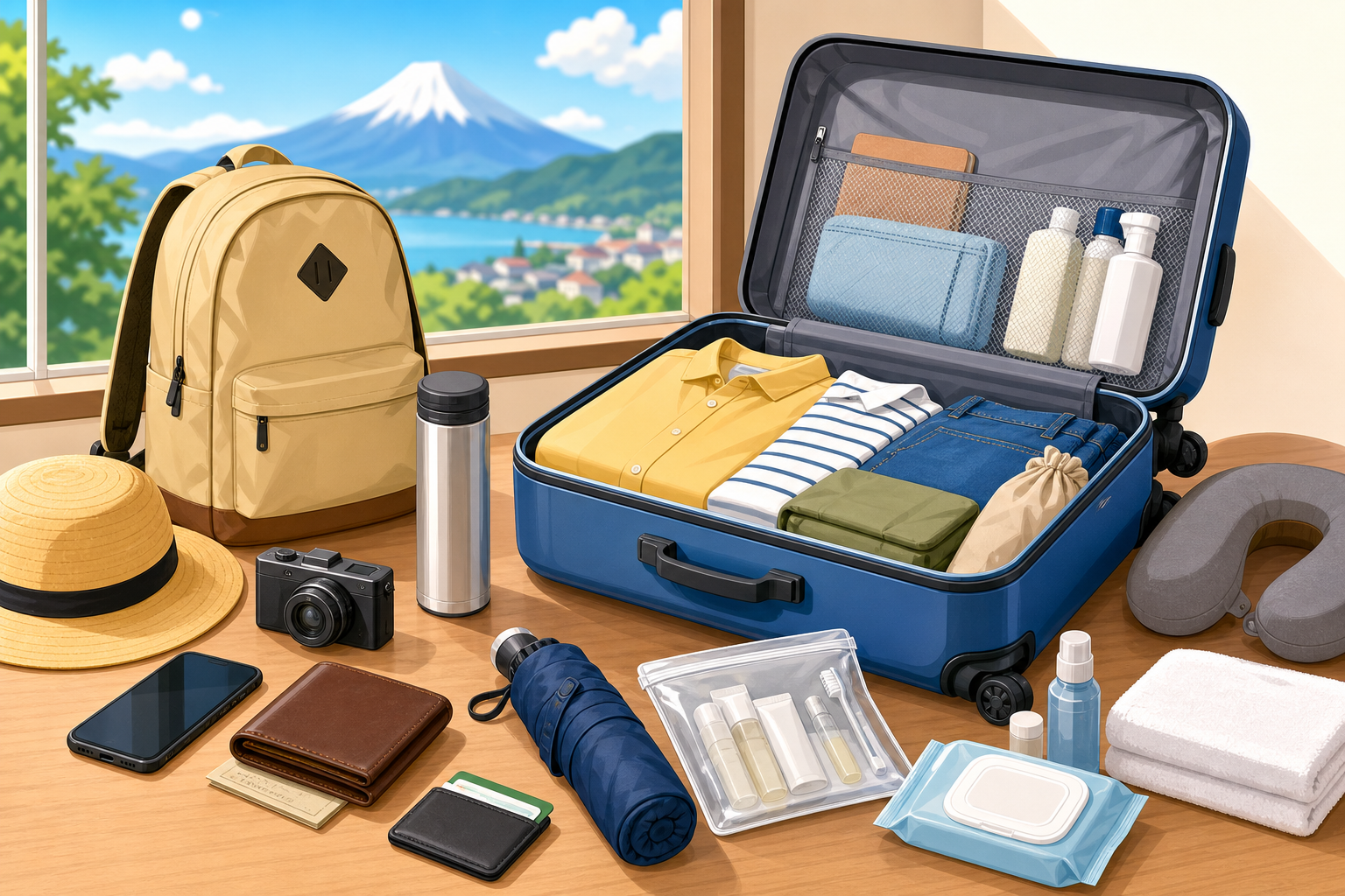 基本的な持ち物リスト